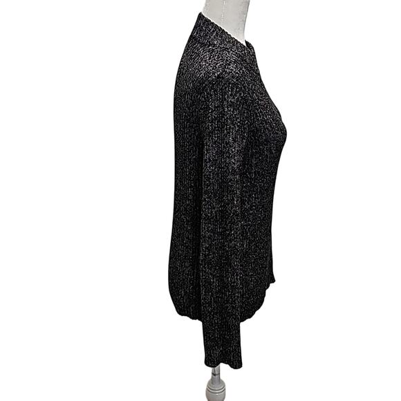 Who What Wear Black and White Knit Pullover Sweater Crew Neck Women's Size XL - Picture 3 of 7